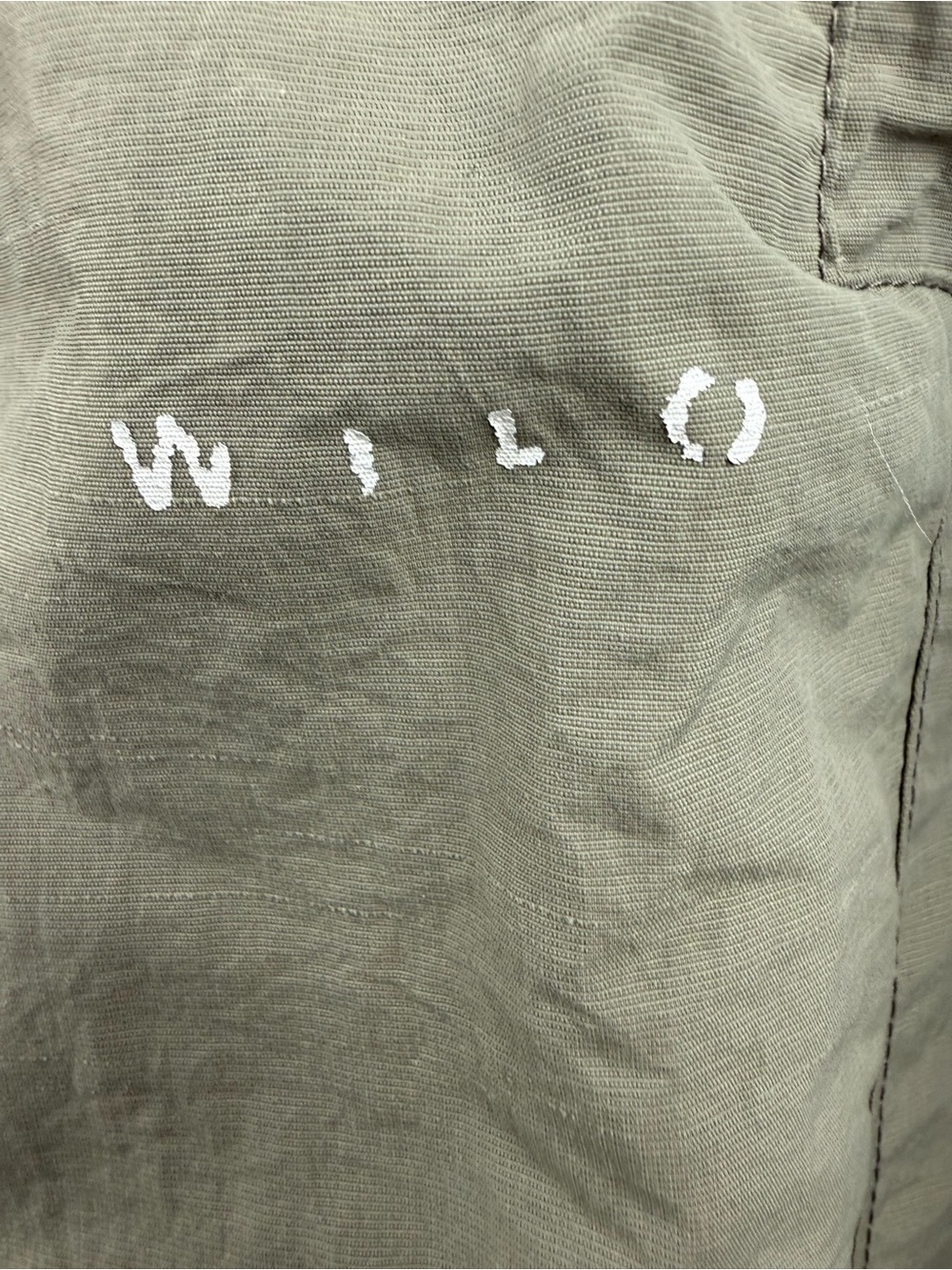 WILO The Label Sage Green Parachute Jogger Pants Nylon Utility Size M - Picture 7 of 7